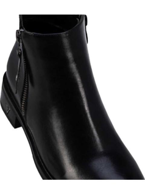 BOTA PU CIERRE METALICO NEGRO VI LINE
