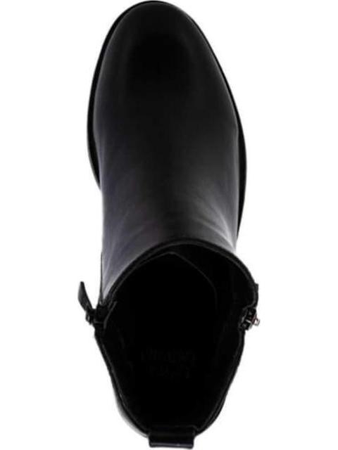 BOTA PU CIERRE METALICO NEGRO VI LINE