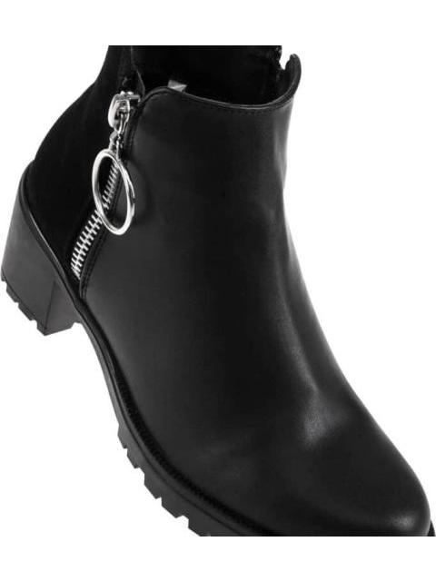 BOTIN CON CIERRE NEGRO VIVIS SHOES KIDS