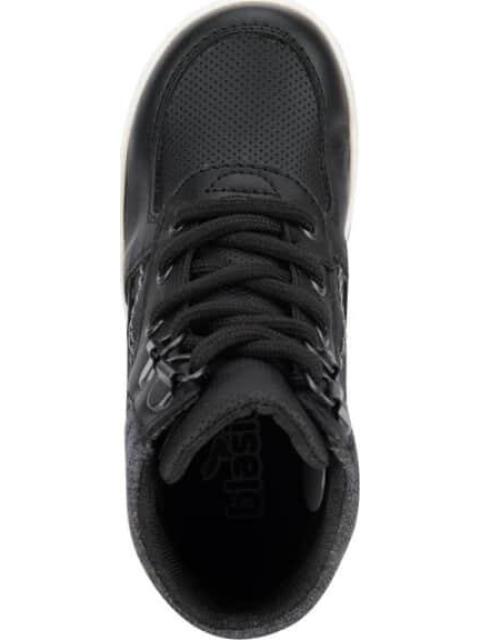 CASUAL BOTIN SUELA BICOLOR NEGRO BLASITO