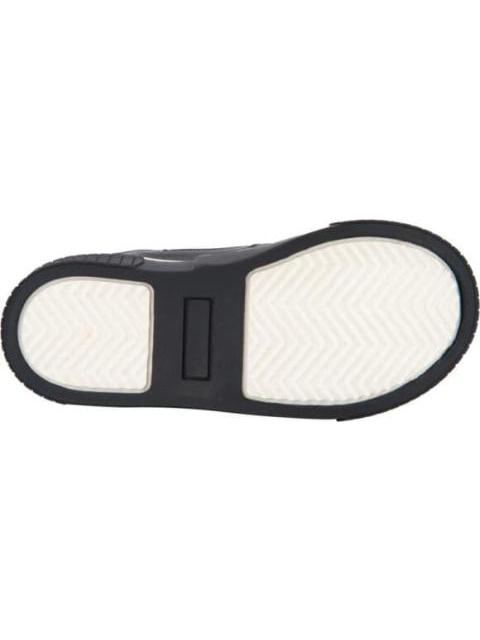 CASUAL BOTIN SUELA BICOLOR NEGRO BLASITO
