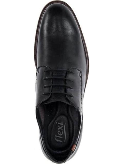 ZAPATO CASUAL DERBY NEGRO FLEXI