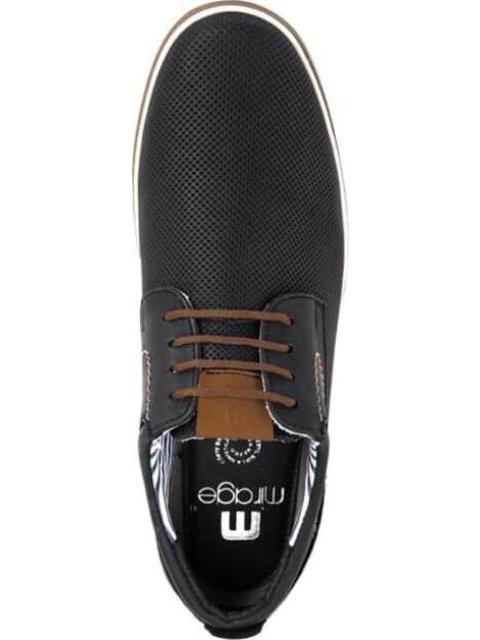 ZAPATO CASUAL DERBY NEGRO MIRAGE