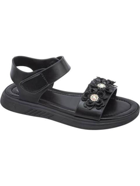 SANDALIA FLORES NEGRO VIVIS SHOES KIDS