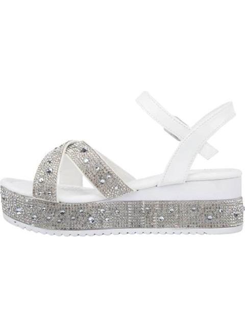SANDALIA CON BRILLOS BLANCO VIVIS SHOES KIDS