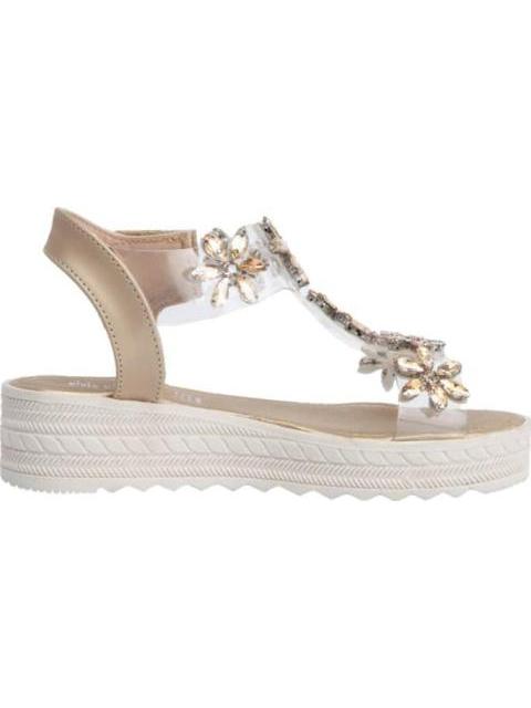 SANDALIA PEDRERIA ORO VIVIS SHOES KIDS