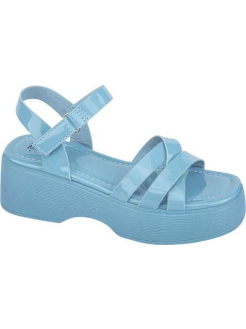 SANDALIA CON PLATAFORMA AZUL VIVIS SHOES KIDS