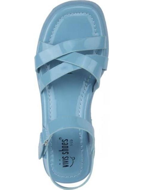 SANDALIA CON PLATAFORMA AZUL VIVIS SHOES KIDS