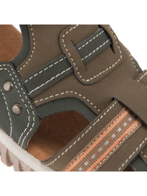 SANDALIA PESCADOR VERDE OLIVO SCHATZ KIDS