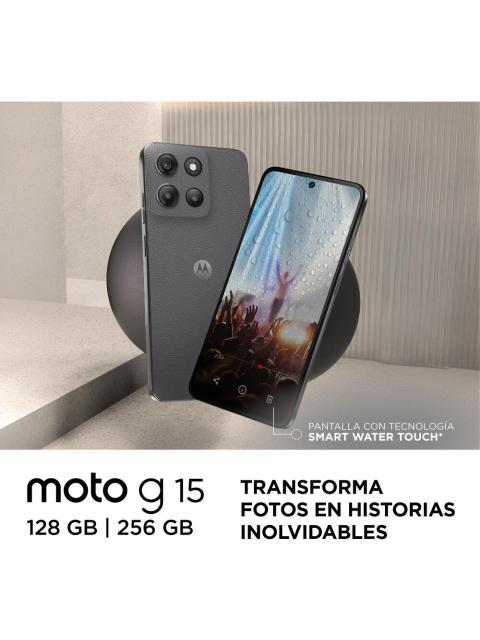 CELULAR MOTO G15 128GB 4RAM GRIS