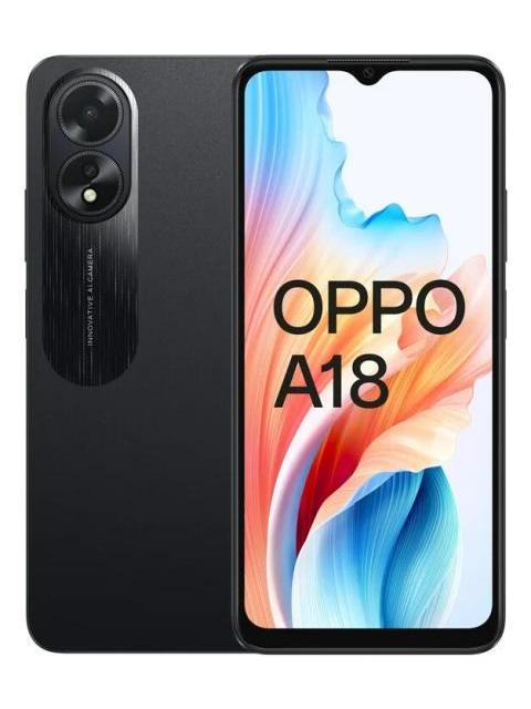 CELULAR OPPO A18 128GB - 4GB RAM NUEVO DESBLOQUEADO DUAL NEGRO