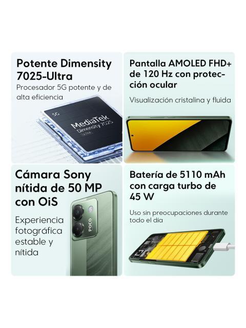 CELULAR XIAOMI POCO M7 PRO 5G 12GB RAM 256GB ROM DUAL SIM PURPLE