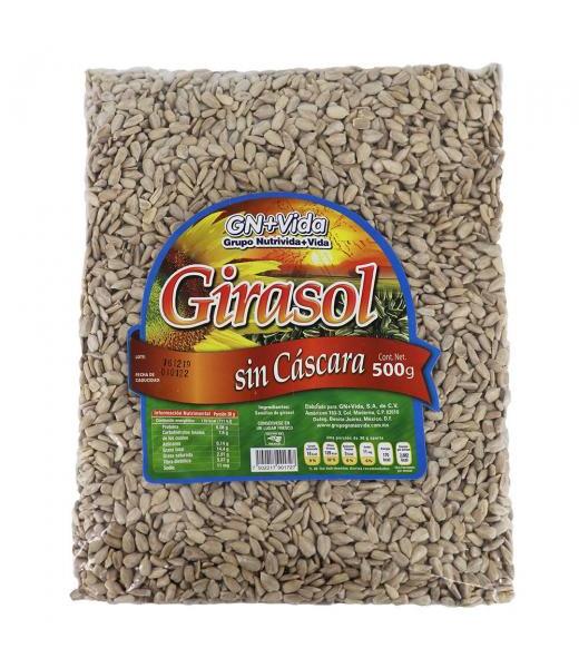 CEREAL GIRASOL SIN CASCARA 500GR GN+VIDA