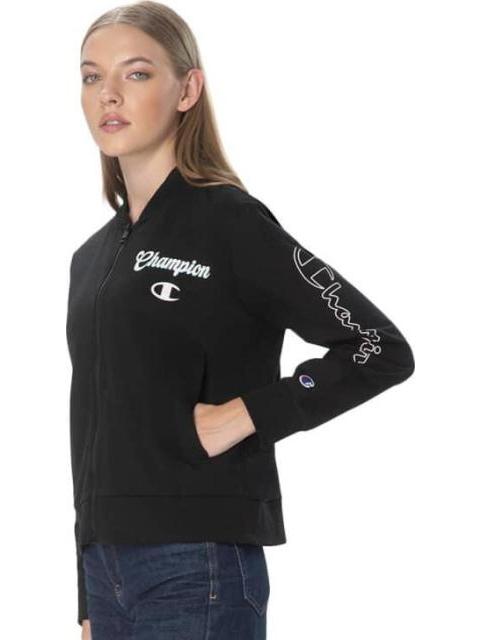 CHAMARRA BOMBER JKT W NEGRO CHAMPION