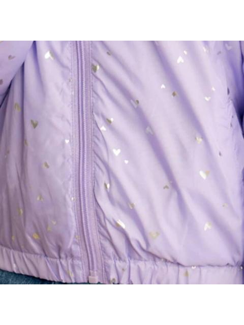 CHAMARRA CORAZONES LILA HOLLY LAND KIDS