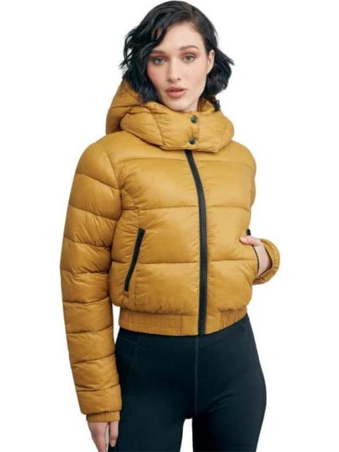 CHAMARRA CROP ACOLCHADA AMARILLO MOSTAZA HOLLY LAND