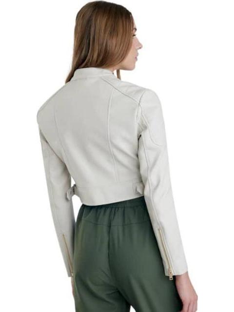 CHAMARRA CROP LISA MARFIL HOLLY LAND