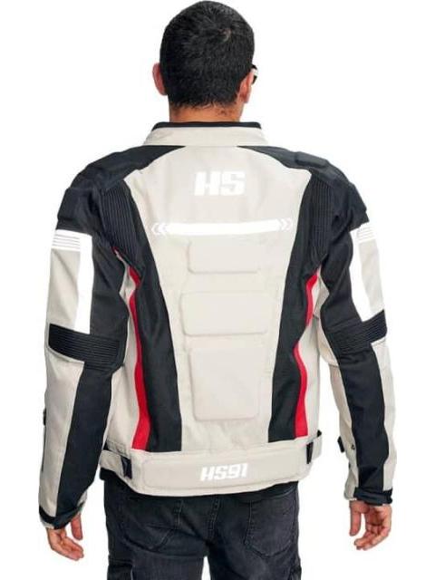 CHAMARRA MOTOCICLISMO BEIGE HARD SODA