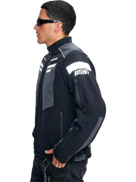 CHAMARRA MOTOCICLISMO NEGRO HARD SODA