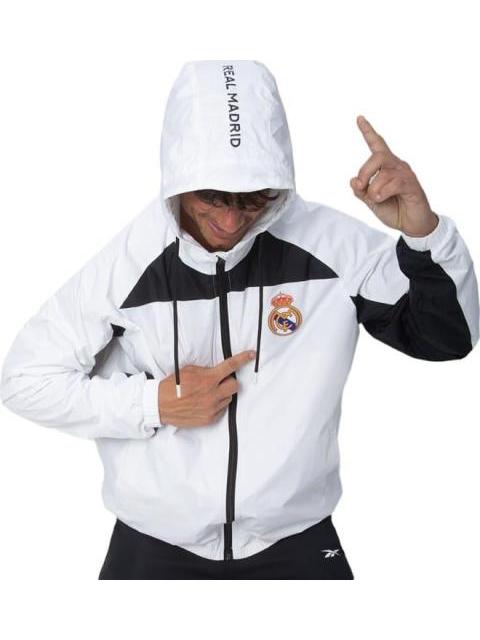 CHAMARRA REAL MADRID WIND RUNNER BLANCO REAL MADRID