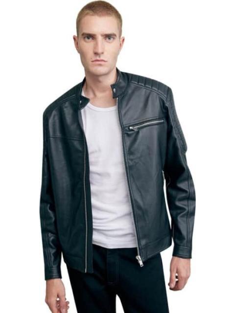 CHAMARRA TACTO PIEL NEGRO HARD SODA