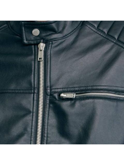 CHAMARRA TACTO PIEL NEGRO HARD SODA