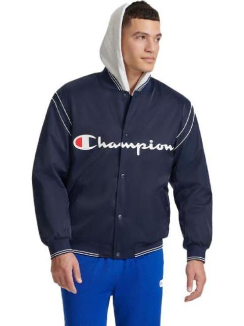 CHAMARRA BOMBER AZUL MARINO CHAMPION