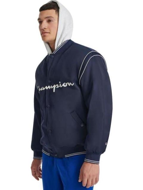 CHAMARRA BOMBER AZUL MARINO CHAMPION