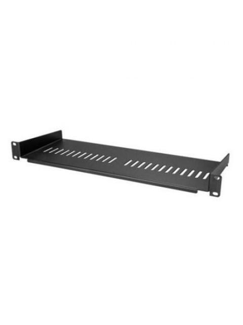 STARTECH  CHAROLA VENTILADA PARA RACK 1U HASTA 20KG NEGRO