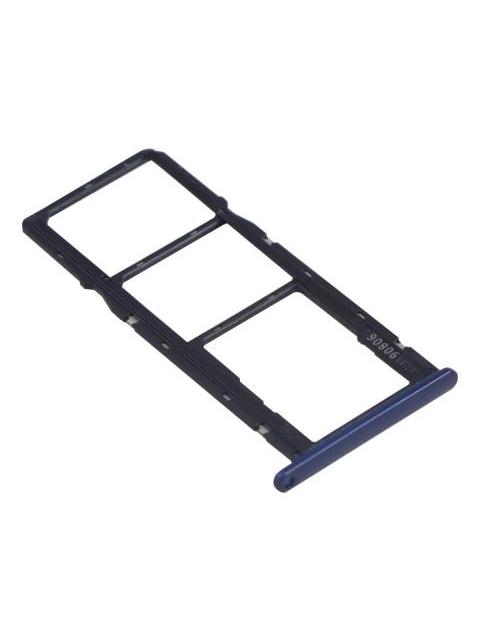 CHAROLA BANDEJA PORTA SIM  COMPATIBLE CON MOTO G7 POWER XT1955 XT1955-1 COLOR AZUL