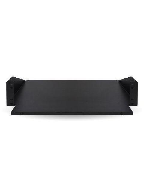 CHAROLA PARA RACK BROBOTIX NEGRO 2U 20 KG EMPATABLE ACERO 830731