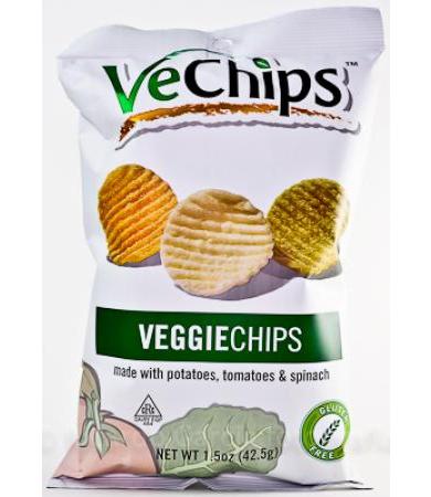 CHIPS PAPAS ESPINACA TOMATE 42.5 G VECHIPS