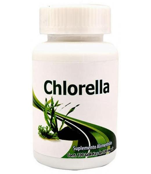 CHLORELLA 500 MG 100 TAB DOS MUNDOS
