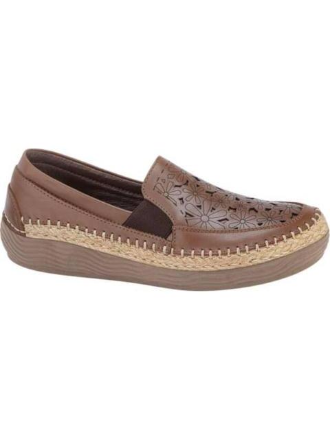 MOCASIN COSTURA ARTESANAL MIEL LOBO SOLO