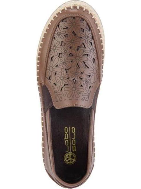 MOCASIN COSTURA ARTESANAL MIEL LOBO SOLO