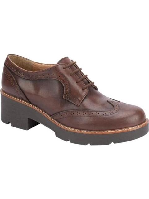 ZAPATO BOSTONIANO DE PIEL CAFE SEDUCTA