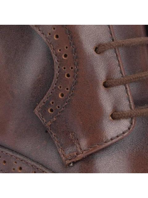 ZAPATO BOSTONIANO DE PIEL CAFE SEDUCTA