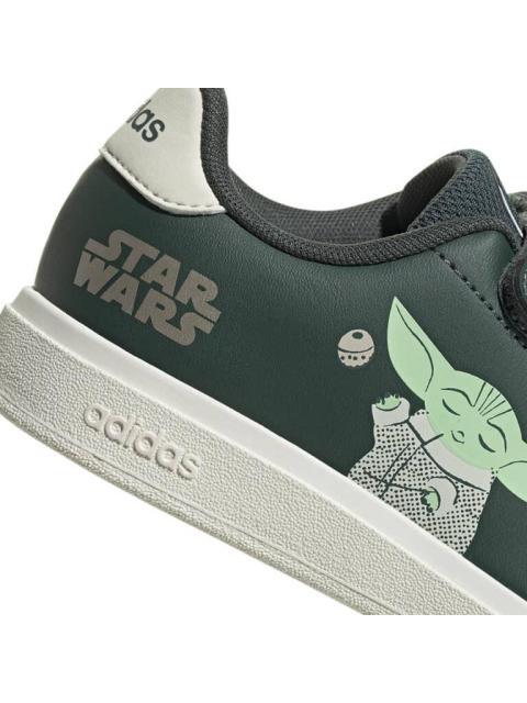 CHOCLO TENIS CASUAL URBANO ZAP ADVANTAGE MANDALORIAN VERDE ADIDAS