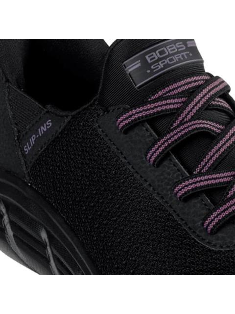 CHOCLO TENIS CASUAL URBANO ZAP BOBS NEGRO SKECHERS1