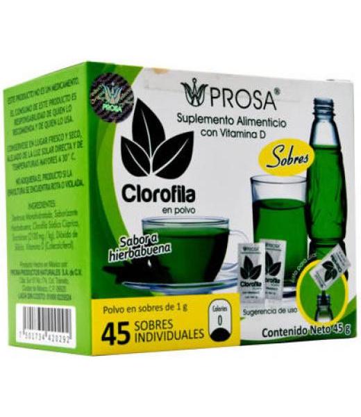 CLOROFILA SAB HIERBABUENA 45 G PROSA