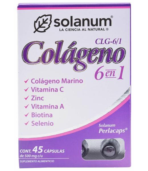 COLAGENO 6 EN 1 45 CAP SOLANUM