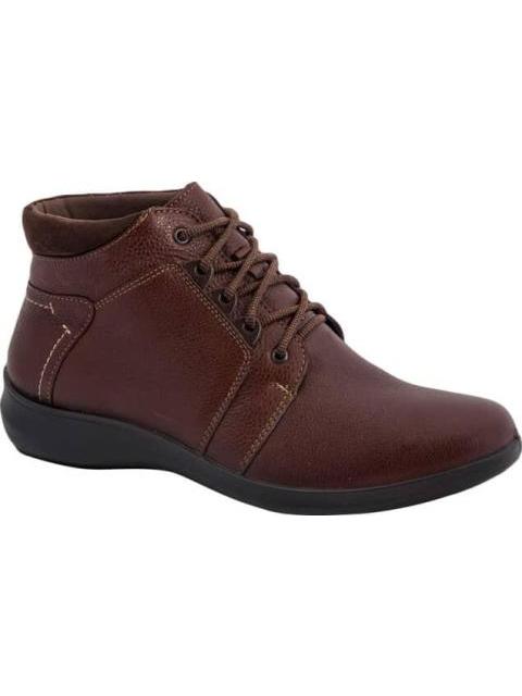 BOTIN DE PIEL CON AGUJETA CAFE FLEXI