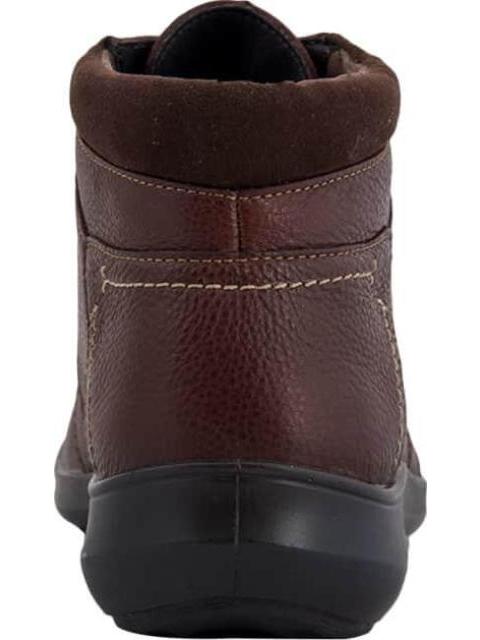 BOTIN DE PIEL CON AGUJETA CAFE FLEXI