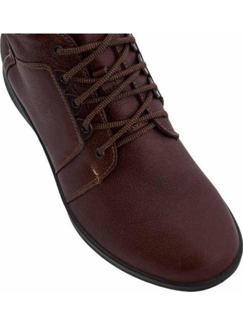 BOTIN DE PIEL CON AGUJETA CAFE FLEXI