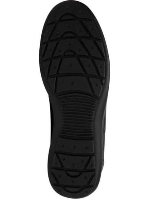 BOTIN DE PIEL CON CIERRE NEGRO SHOSH