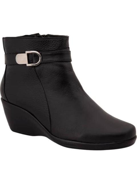 BOTA DE PIEL NEGRO SHOSH CONFORT
