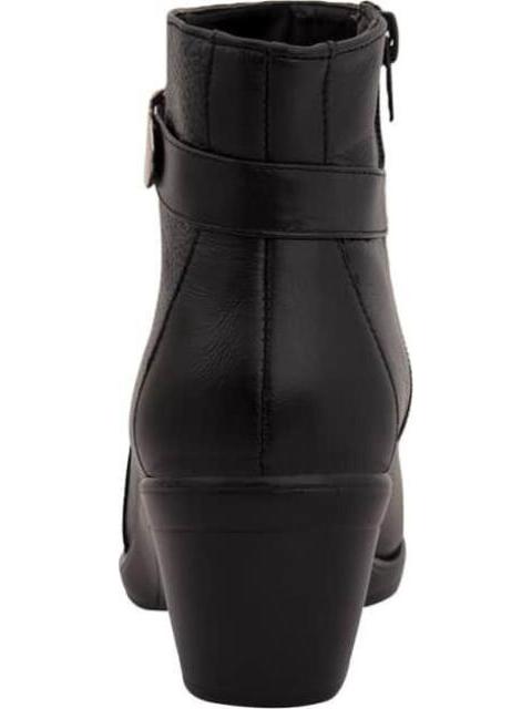 BOTA DE PIEL NEGRO SHOSH CONFORT
