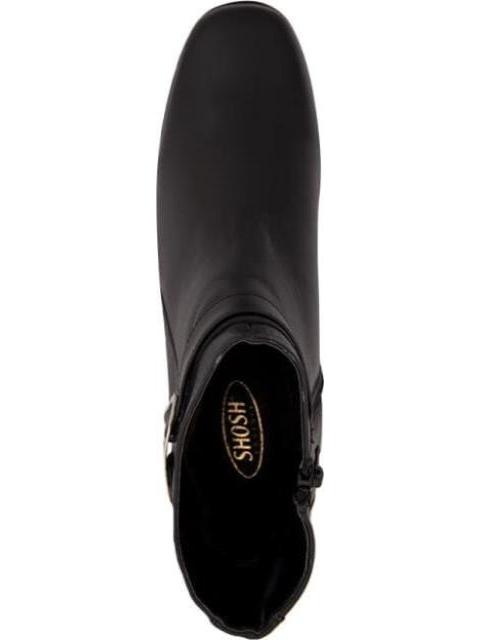 BOTA DE PIEL NEGRO SHOSH CONFORT