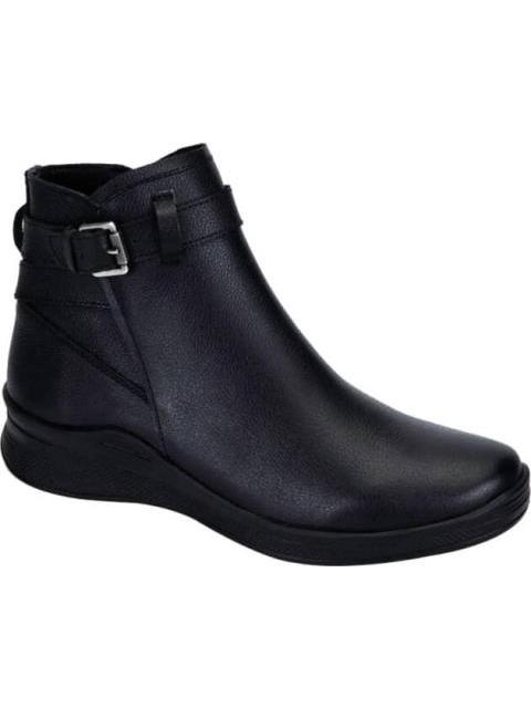 BOTA DE PIEL PISO NEGRO SHOSH CONFORT