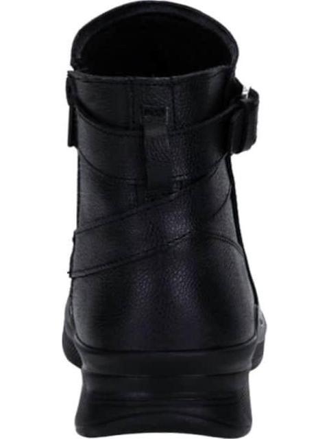 BOTA DE PIEL PISO NEGRO SHOSH CONFORT